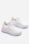 Dámske posuvné tenisky krížové džínsy LL2R4031C biele