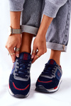 Veľká hviezda GG274A055 Navy-červené športové topánky