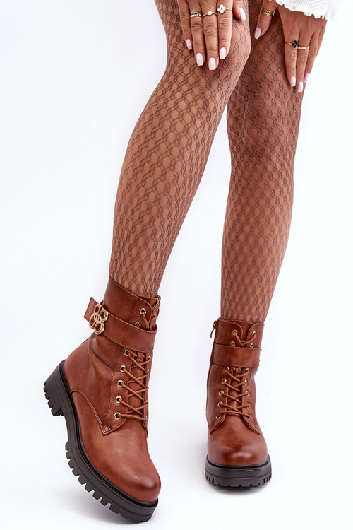 Dámske topánky pre posúvač s hnedou kossava