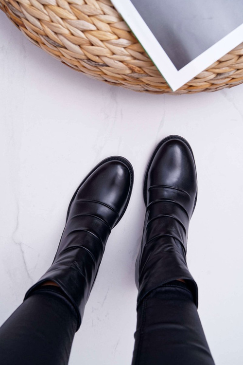 Dámské Kotníkové Boty zateplené Černé Laura Messi