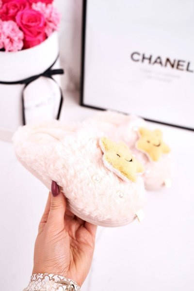 Dětské Domácí Izolované Pantofle Béžove Little Star