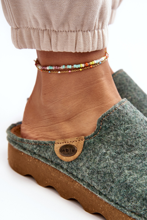 Dámské domácí pantofle Profylaktické Inblu DK000011 Zelené