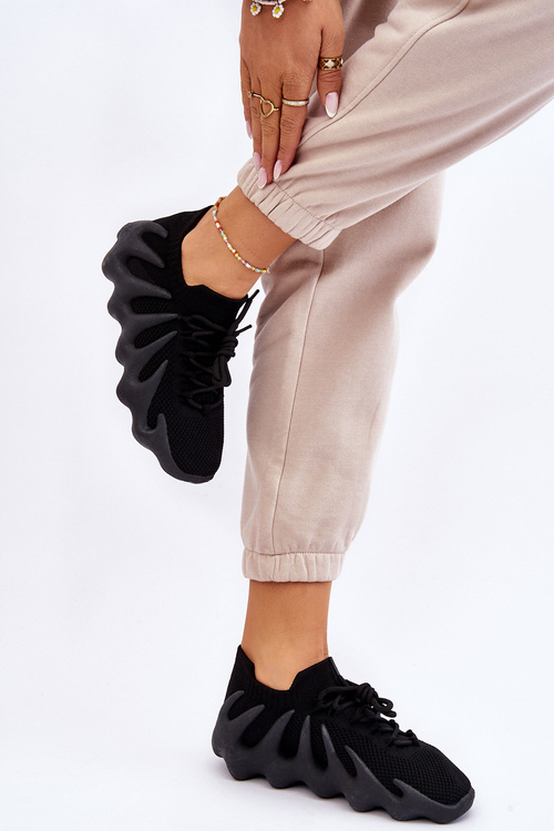 Dámske posuvné tenisky čierne myles