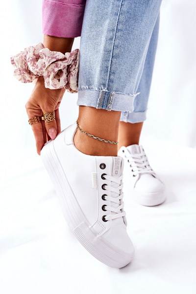 Dámske tenisky na platforme Big Star II274348 White