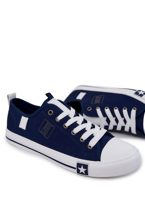 Pánské nízké tenisky Big Star JJ174138 Námořnická modrá