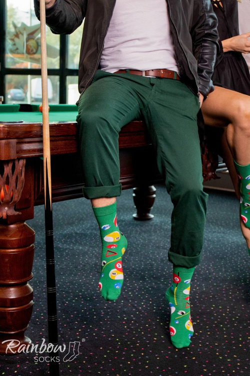 Dúhové ponožky ponožky pre 3 -pár zábavného fanúšika