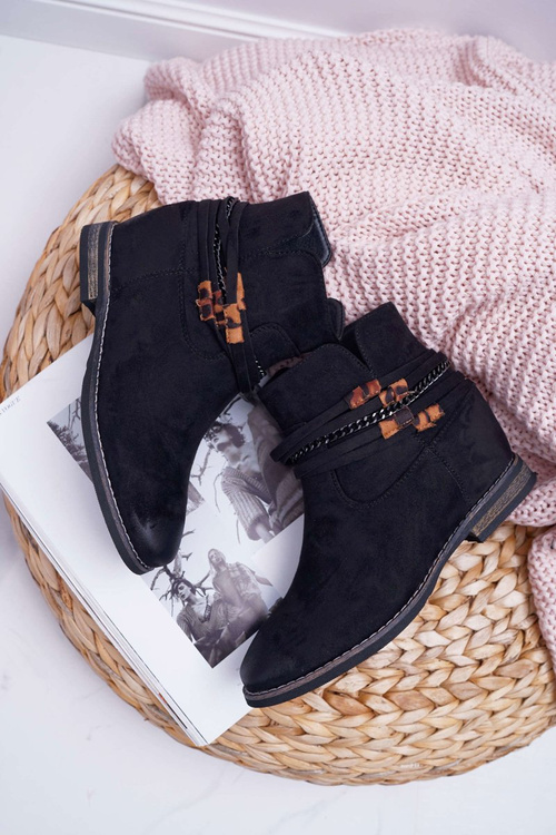 Ženské semišové topánky skryté čierne mirley klin