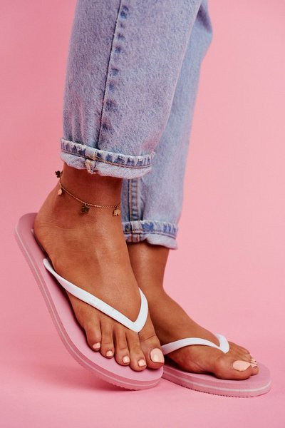 Dámske žabky Big Star Pink FF274A319