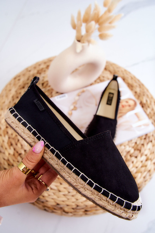 Dámské klasické espadrilky Big Star JJ274952 Černá