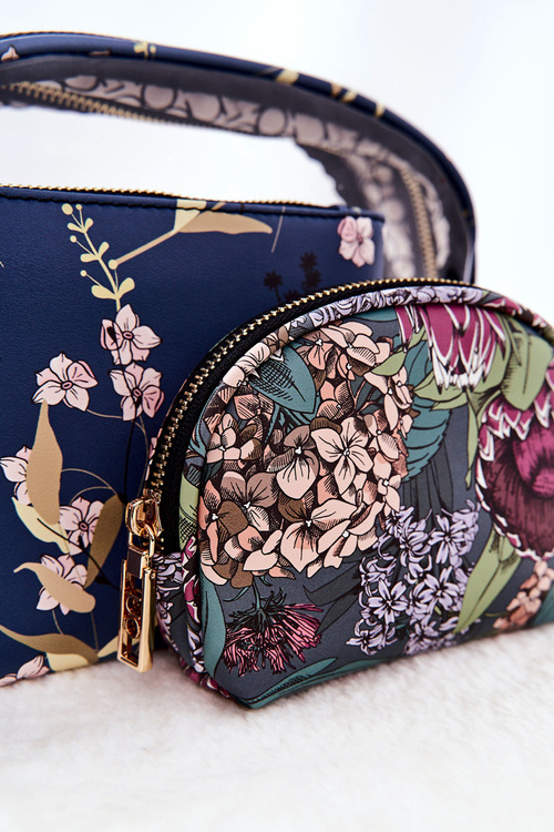 Malý průhledný kosmetický kufřík NOBO L0050-CM13 Mix