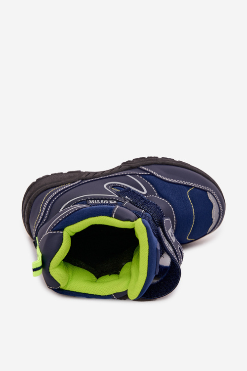 Izolované Deti Snežné Topánky Trapery Big Star OO374048 Tmavomodrá