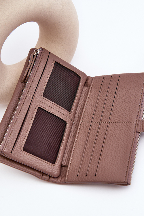 Dámská Velká Peněženka Světle Hnědá Aenima