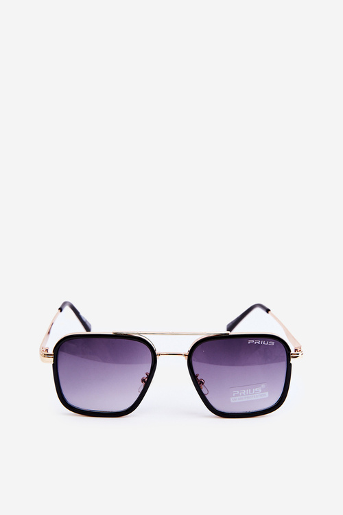 Dámské sluneční brýle pilotní UV400 Černo-zlaté