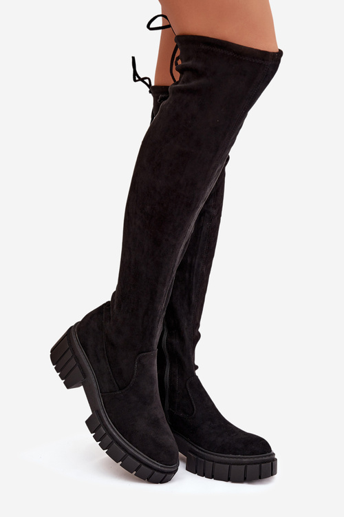 Dámské semišové boty Workers Černá Cheera