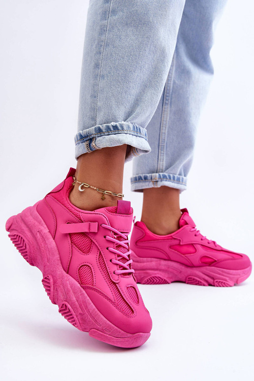 Dámské tenisky s masivní platformou Fuchsia Agnenia