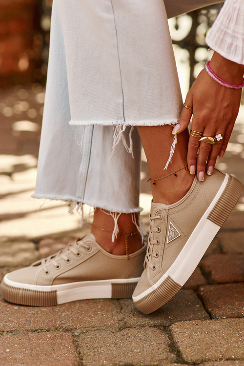 Nízke Dámske Tenisky Hnedé Enalae