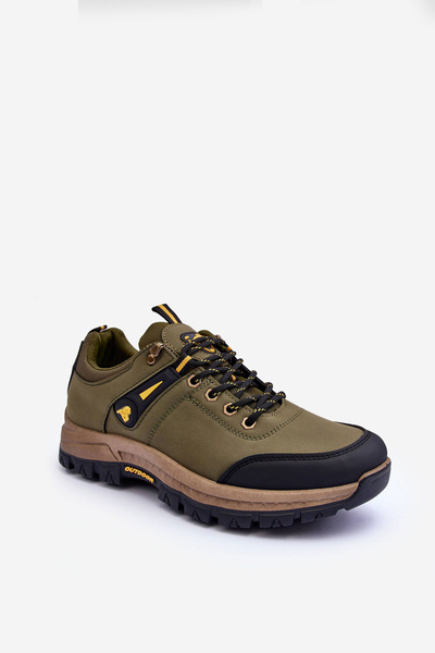 Mužské Nízké Klasické Turistické Boty Zelené Aldeos