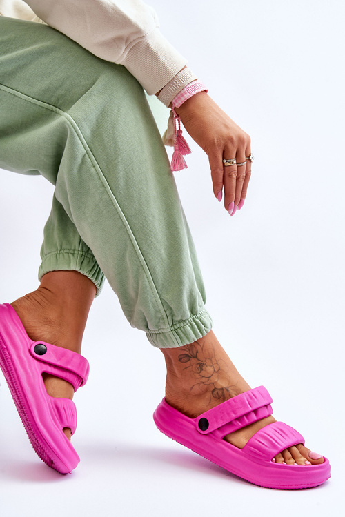 Sandály Foam Slide Fuchsie Lirell