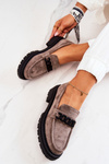 Laera Suede Shoes La.fi Gray Sapphira