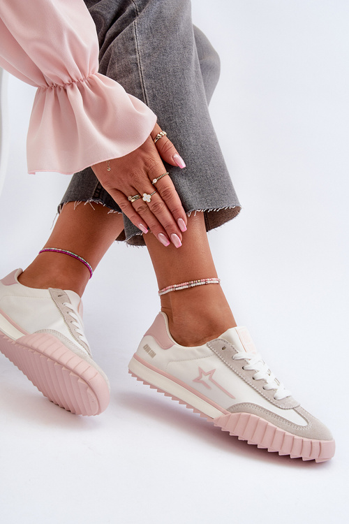 Nízke dámske tenisky Big Star NN274868 ružové