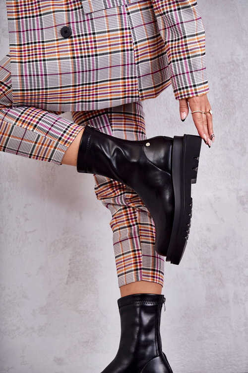 Vysoké teplé boty GOE KK2N4054 černé