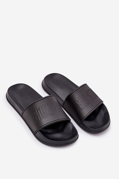 Ľahké Penové Pánske Šľapky Big Star MM174322 Čierne