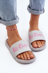 Dámské Klasické Žabky Lee Cooper LCW-24-42-2486L Šedé