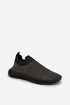 Dámske Slip-On Športové Topánky So Zdobením D&A TW121 Čierne