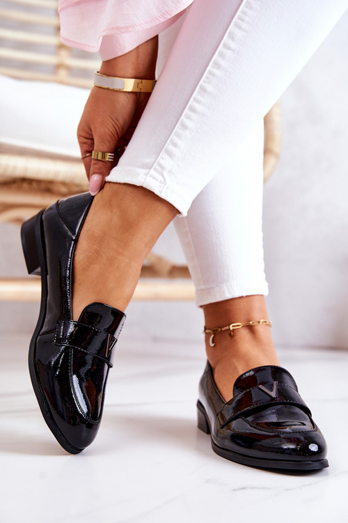 Lakované boty Černé Sherilyn