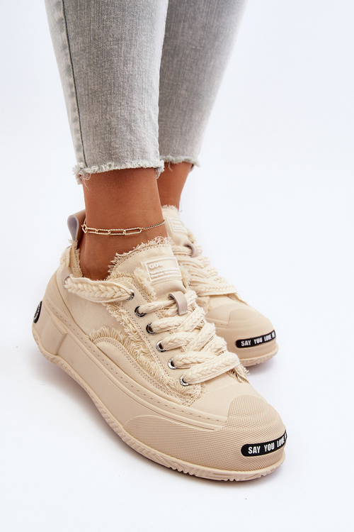 Dámské tenisky GOE NN2N4060 béžové