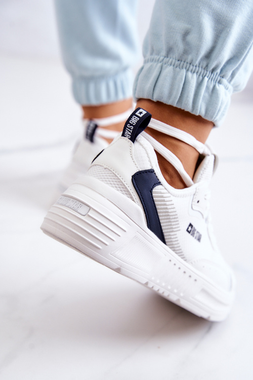 Módne tenisky Športové topánky Veľká hviezda JJ274596 biela