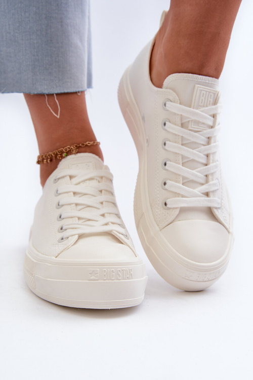 Dámske tenisky Big Star NN274853 Biele