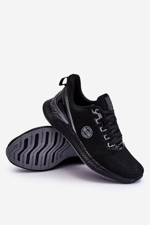 Pánske pohodlné tenisky Pamäť pena Veľká hviezda LL174103 čierna