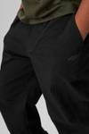 Chlapecké Jogger Kalhoty Casual Hladké 4F 4FJWMM00TTROM0812-20S Černé
