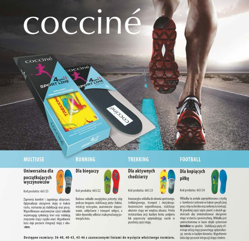 Insoles Coccine Thermo-Technic Sport Line Trekking
