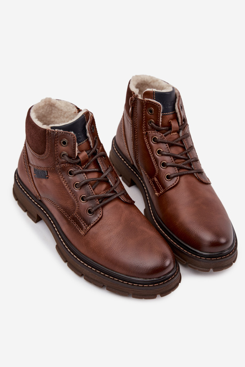 Pánské zimní kozačky Wrangler 20253034.JCU hnědé