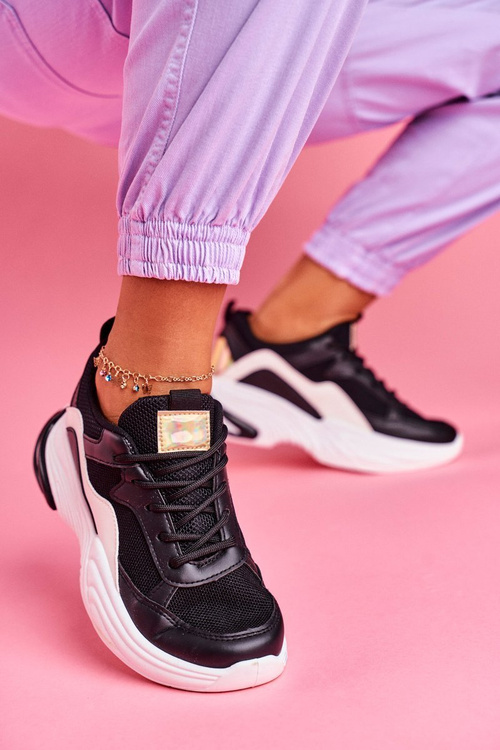 Dámská Sportovní Obuv Barevná Černá Pinner