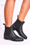 Čierne dámske matné wellies, Answear