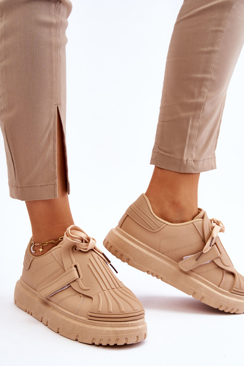 Dámská módní sportovní obuv Béžove Genesis