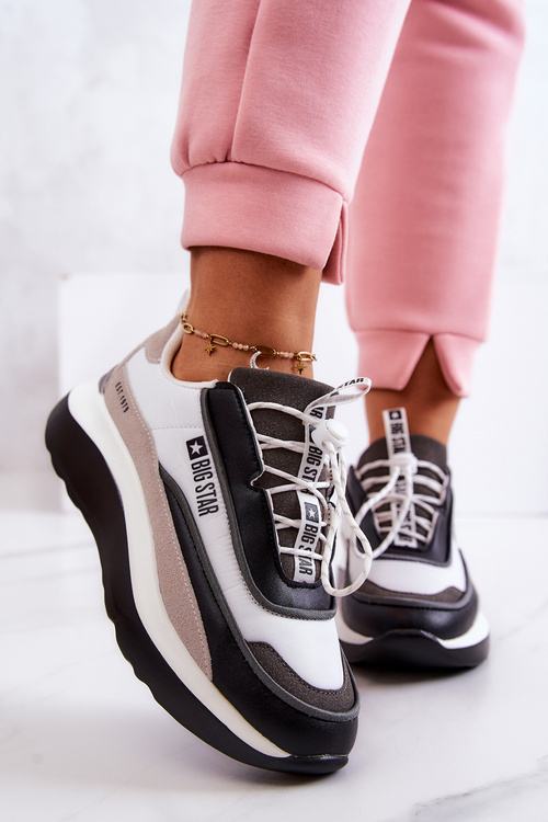 Sportovní obuv Tenisky Big Star JJ274998 Bílá a černá