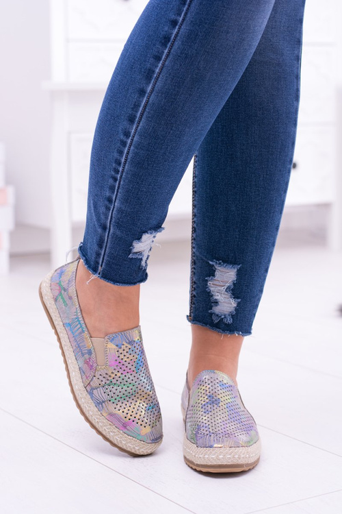 Dámské Kožené Tenisky Nazouvací Ingrid