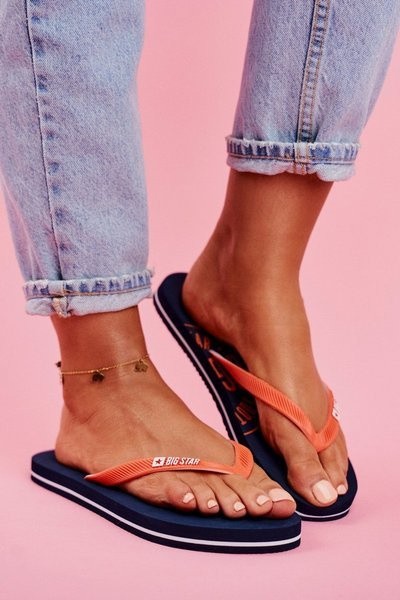 Dámska flip -flops veľká hviezda ff274a297 Navy Blue