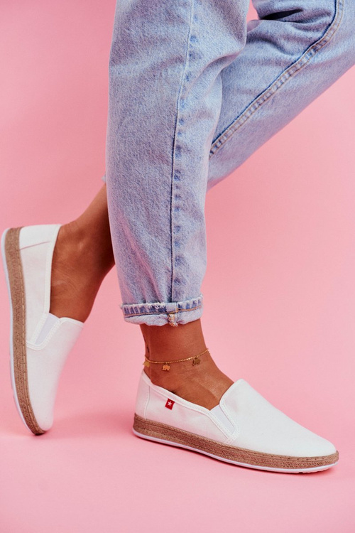 Dámské Espadrilky Big Star Slip-on bílé FF276036