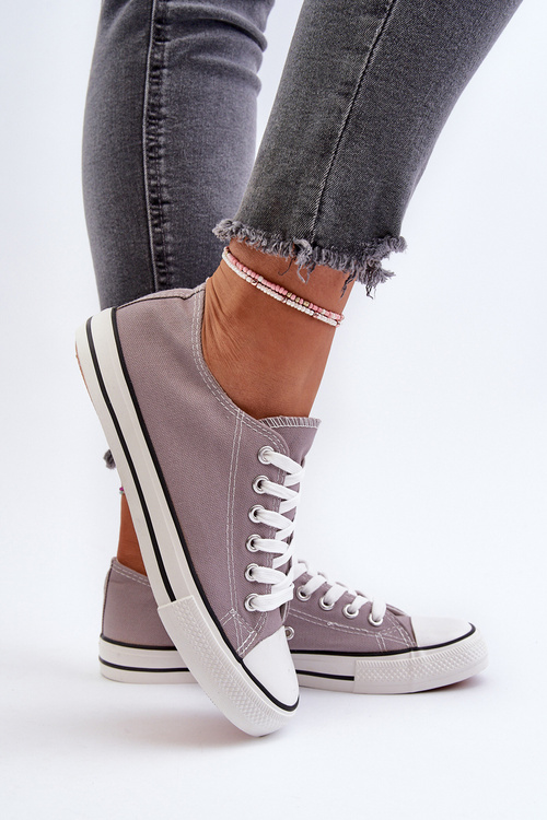 Dámske klasické nízke sivé tenisky Caelira