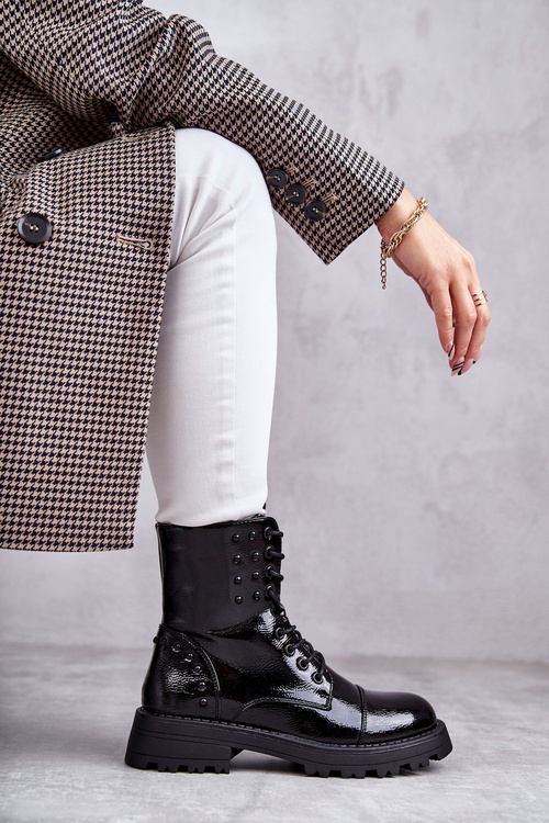 Lakované palmira S Cvoky Černe Palmira