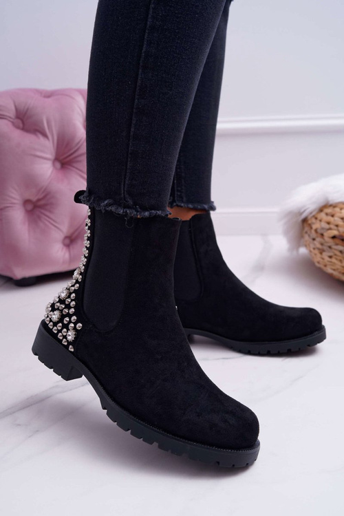 Dámské Kotníkové nízké Boty Černé Binary