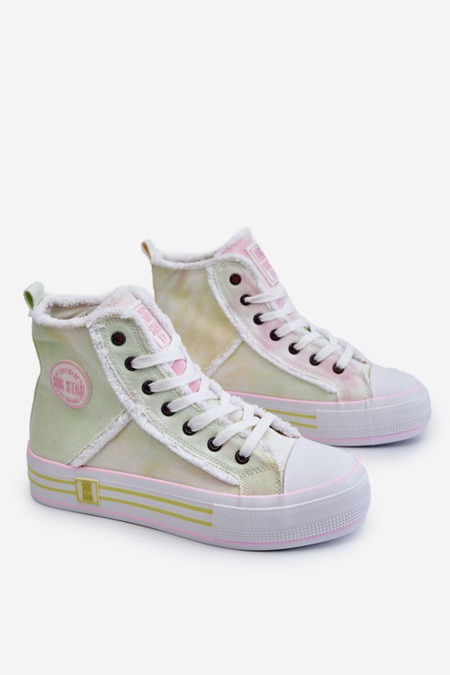Dámske vysoké tenisky Big Star LL274177 multikolor