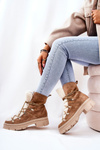 Izolované semišové topánky Beige Mindgo