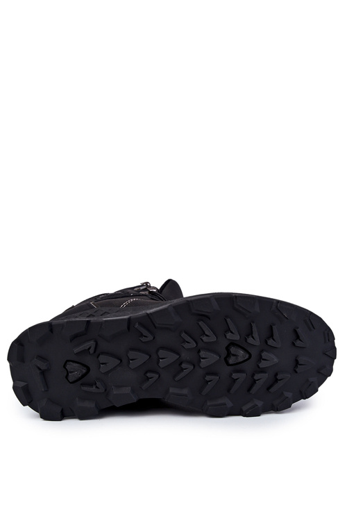 Pánské zateplené boty Trappers Černe Allan