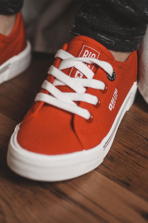 Baby Low tenisky veľká hviezda jj374172 červená
